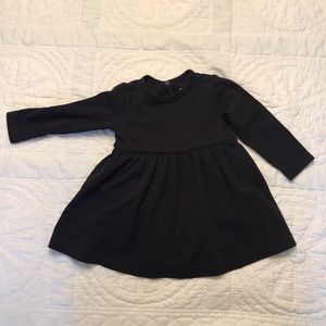 Primary Cotton Dress - Navy Blue